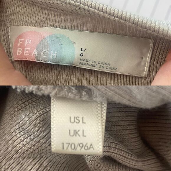 Free people siesta convertible mini Wrap Dress Size L - Picture 7 of 15